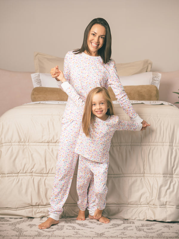 Pack Pijama Siena Print Hearts Mama E Hija