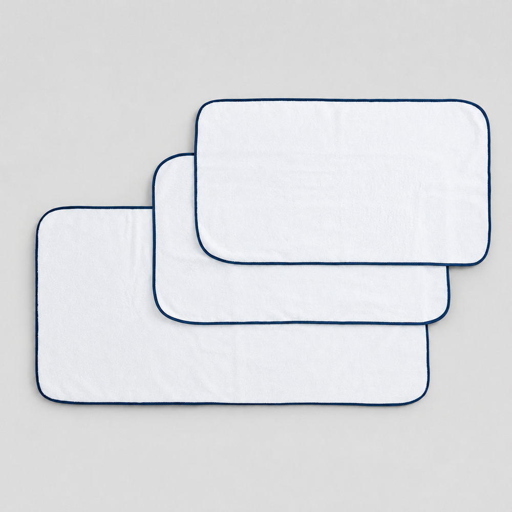 Set 3 Toallas de Baño Pipping NIño Azul