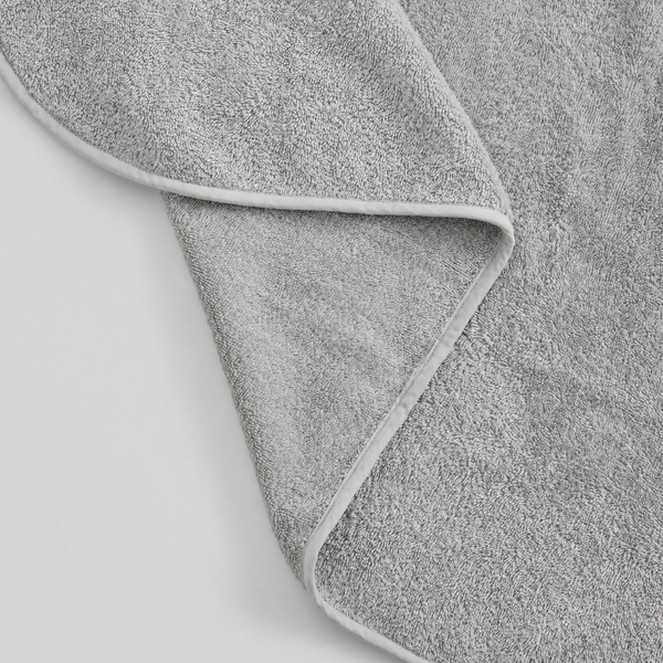 Toalla con Capucha Conejito Gris