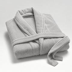 Bata Hombre de Algodón Egipcio Dove Grey