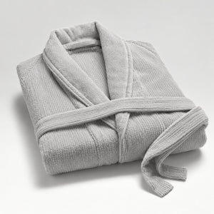 Bata Hombre de Algodón Egipcio Dove Grey