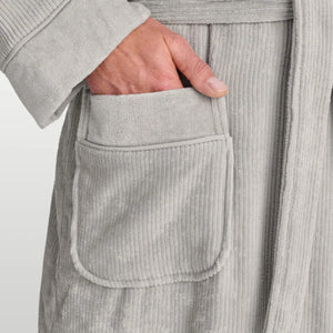 Bata Hombre de Algodón Egipcio Dove Grey