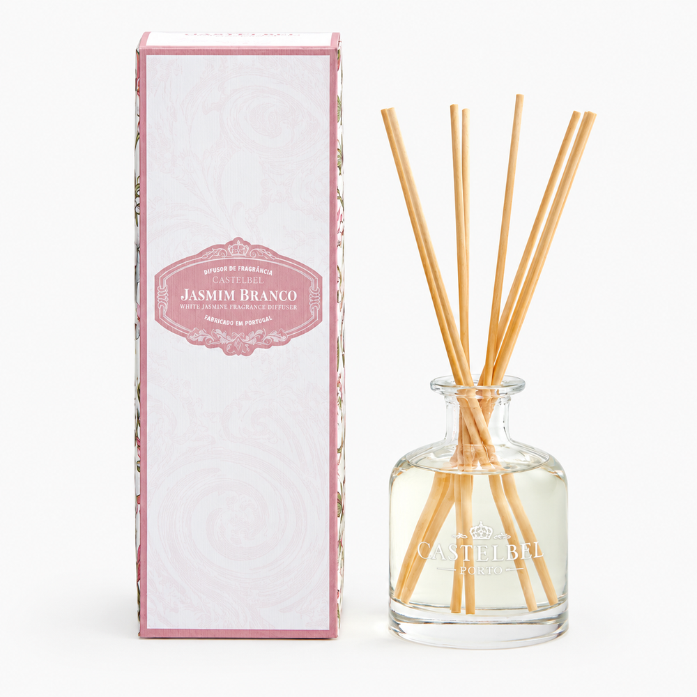 Difusor de Varillas Jazmín Blanco 250 ml Castelbel