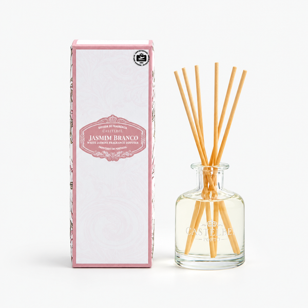 Difusor de Varillas Jazmín Blanco 100 ml Castelbel - 1