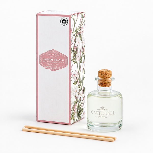Difusor de Varillas Jazmín Blanco 100 ml Castelbel - 3