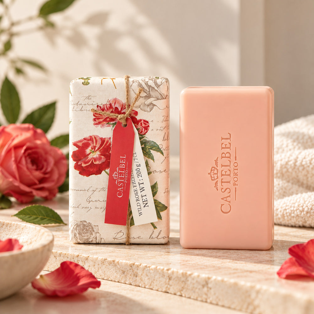 Jabón Botanical Wild Rose 200 gr Castelbel