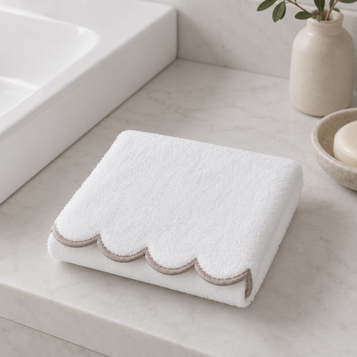 Toalla Facial Scallop