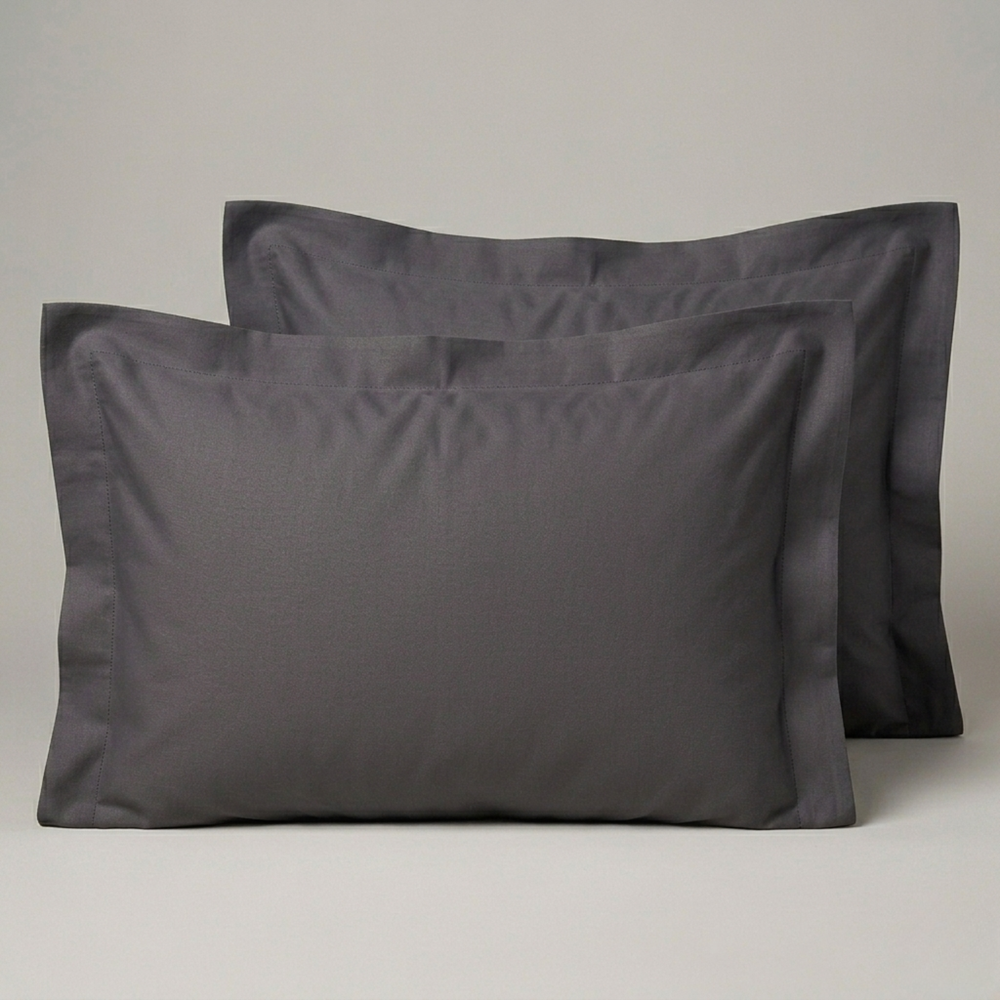 Pack de Funda Shams 400 Hilos Charcoal King