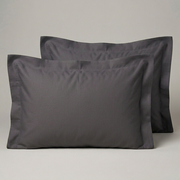 Pack de Funda Shams 400 Hilos Charcoal King