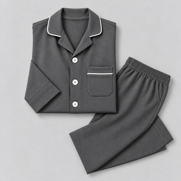 Pijama Petite Boston Charcoal