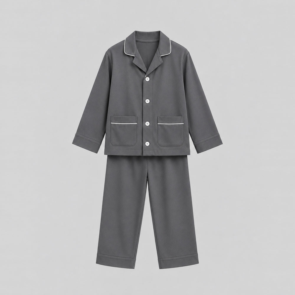 Pijama Petite Boston Charcoal