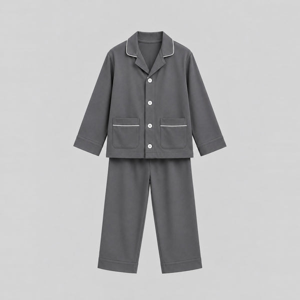 Pijama Petite Boston Charcoal