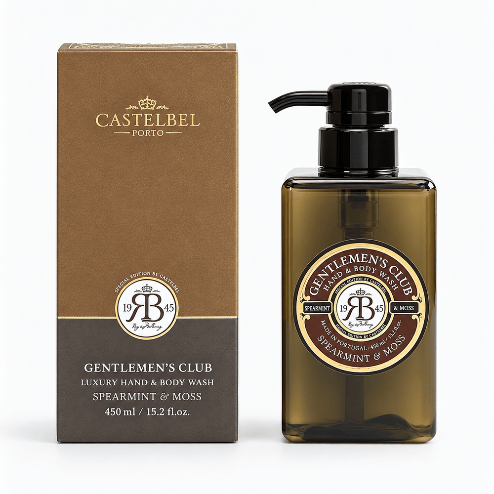 Jabón Líquido de Manos y Cuerpo 450 ml Gentlemen's Club Spearmint Castelbel