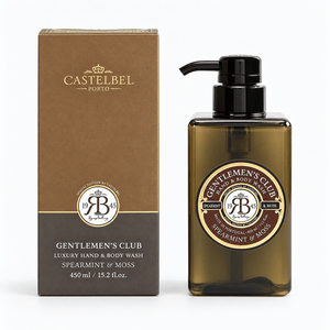 Jabón Líquido de Manos y Cuerpo 450 ml Gentlemen's Club Spearmint Castelbel