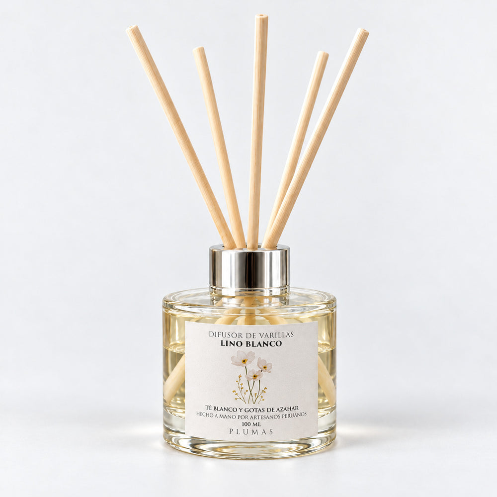 Difusor de Varillas 100 ml Té Blanco Azahar
