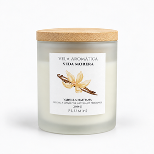 Vela de Cera de Soya Seda Morena 200 gr