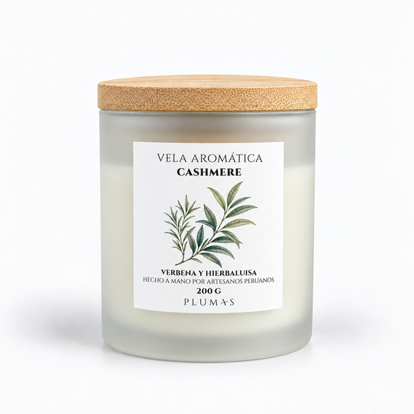 Vela de Cera de Soya Cashmere 200 gr