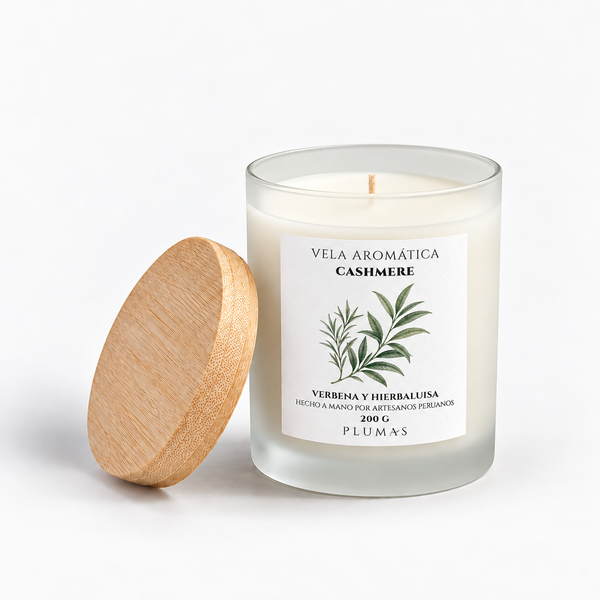 Vela de Cera de Soya Cashmere 200 gr