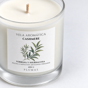 Vela de Cera de Soya Cashmere 200 gr