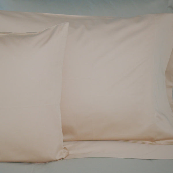 Pack De Fundas De Almohada - Loft - 100% Algodón 400 Hilos Light Moka