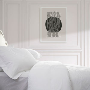 Juego de Cubreduvet 400 Hilos Pima Blanco Optico
