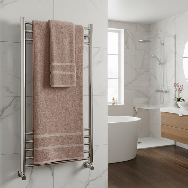Toalla de Mano 50 x 90 cm Marvek 500 gr Gris Blanco