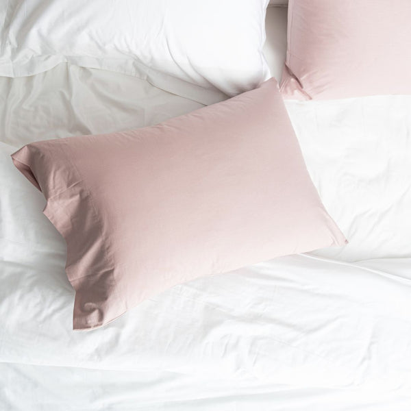 100% Cotton Pillowcase Pack - Pink