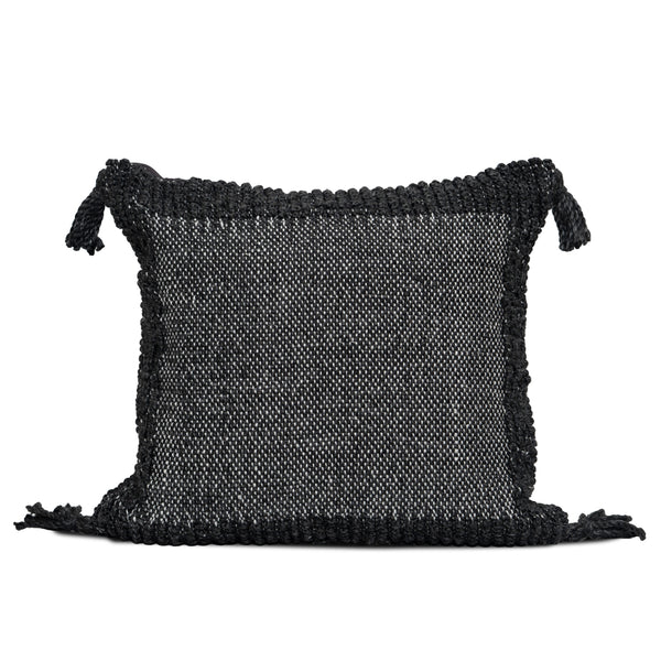 Tapiz 55x55 D/ Boho C/Borlas - Black