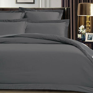 Juego de Cubreduvet 400 Hilos Charcoal