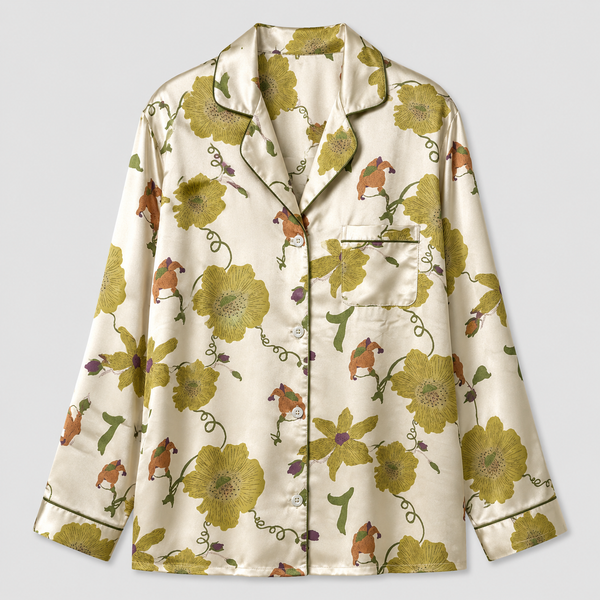 Pijama de Mujer de Seda Amapola