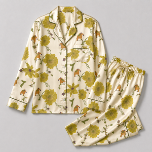 Pijama de Mujer de Seda Amapola