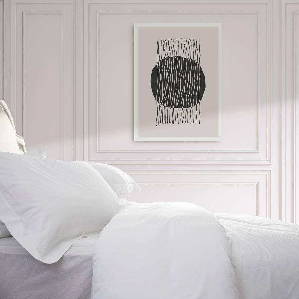 Juego de Cubreduvet 400 Hilos Blanco Natrual Queen