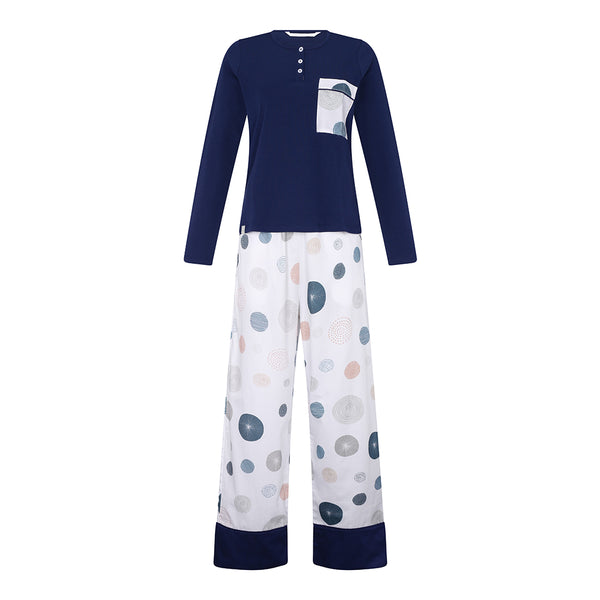 PIJAMA ALBA CAPULLO DOTS MINI - PRINT CAPULLO DOTS MINI