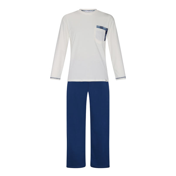 Pijama Alfie Azul - Print Blue Checks