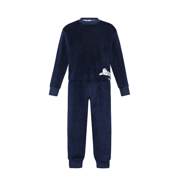 Pijama Ángel Niña – Azul acero