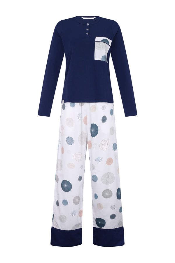 PIJAMA ALBA CAPULLO DOTS MINI - PRINT CAPULLO DOTS MINI