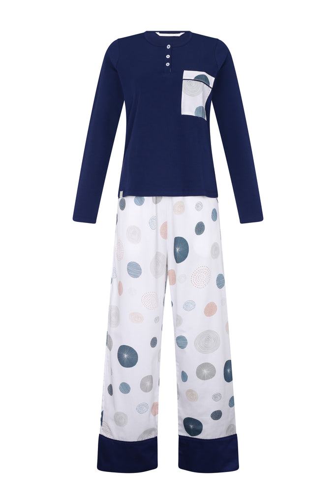 PIJAMA ALBA CAPULLO DOTS MINI - PRINT CAPULLO DOTS MINI