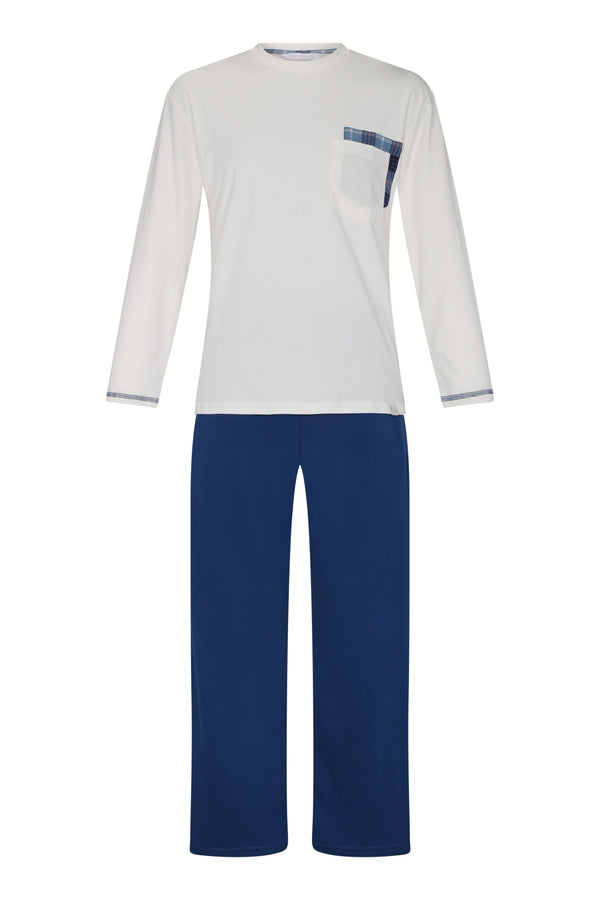 Pijama Alfie Azul - Print Blue Checks