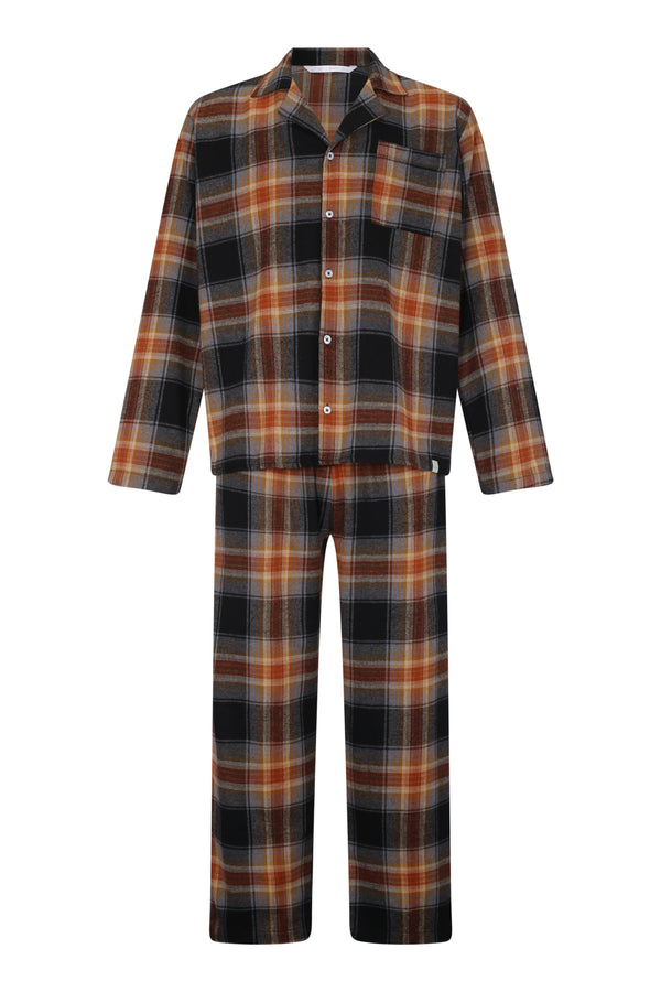 Pijama Francisco Hombre d/cuadros - Terracota