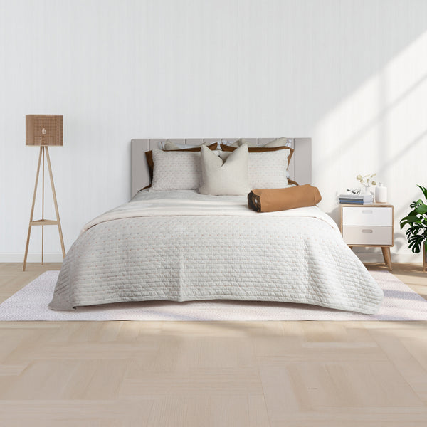 Pie de cama 400 Hilos b/cross 180GR - Blanco natural