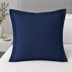 Pack de Funda Cojín Shams 400 Hilos Loft Azul Marino