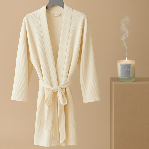 Bata Amira mujer Ivory + Vela de cera Morocash