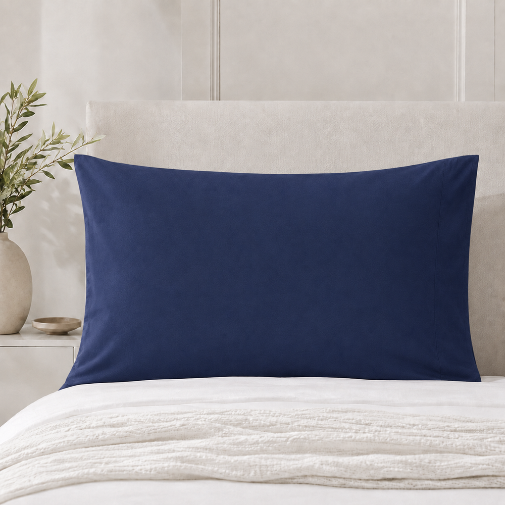 Pack de Funda de Almohadas Azul Marino