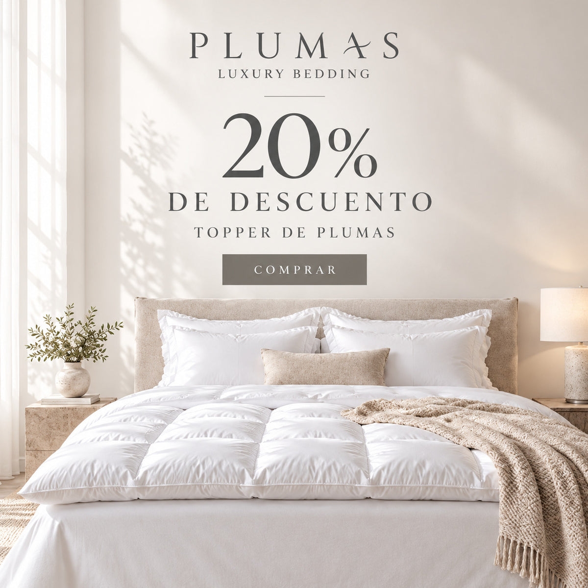 Topper con 20% OFf