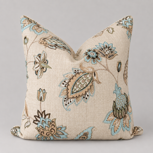 Tapiz Flowers Beige Con Vivo