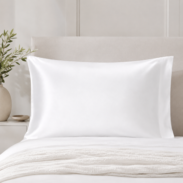 Pack de Funda de Almohadas Seda Blanco