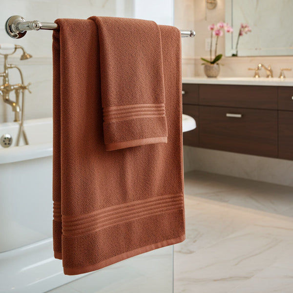 Toalla de Mano 50x90 cm 100% Algodón 700 gr D/Legassi - Ocre