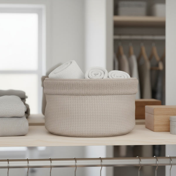 Cesto Organizador Petites 100% ALGODÓN  380gr - Arena