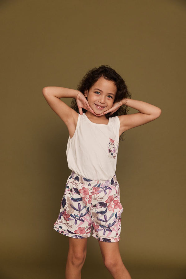 Jane Girl's Tropical Flowers Pajamas