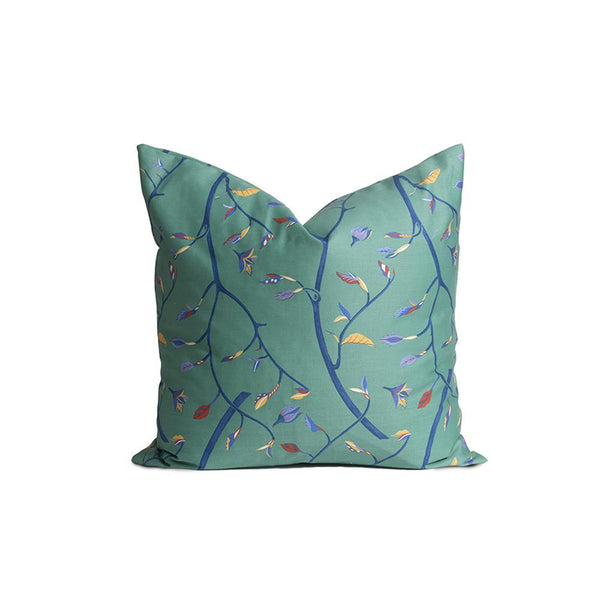 TAPIZ BIRDS GREEN 55 X 55 CM - PLUMAS
